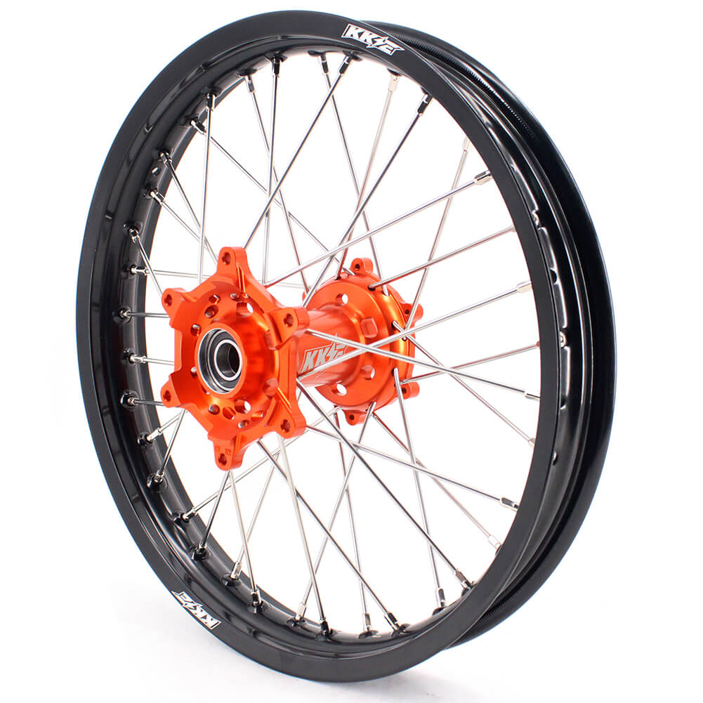 KKE 1.85*19 & 2.15*19 Flat Track Wheels for KTM EXC EXC-F EXC-W 125-530CC 2003-2024 Spoked Rims - Howling Moto