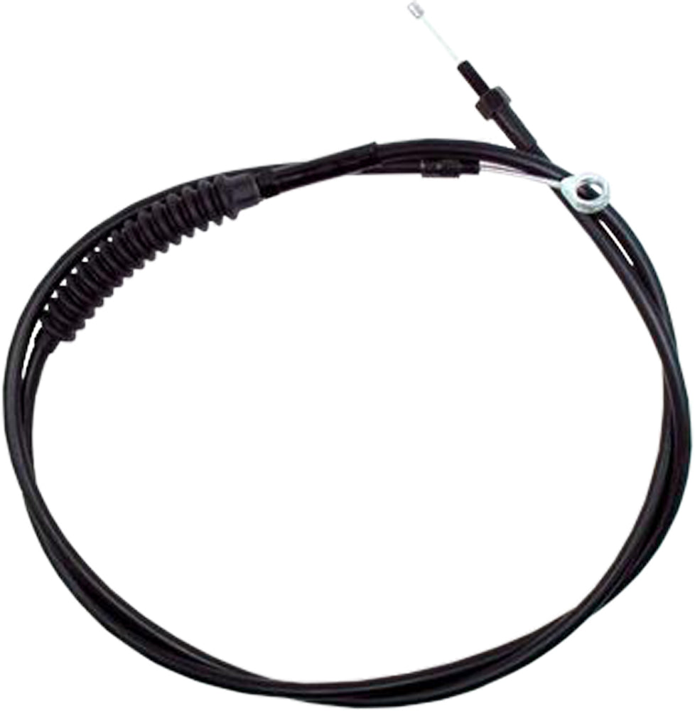 Black Motion Pro Blackout Clutch LW Cable Part 06-2261 for motorcycle, with black housing and cable connections visible.