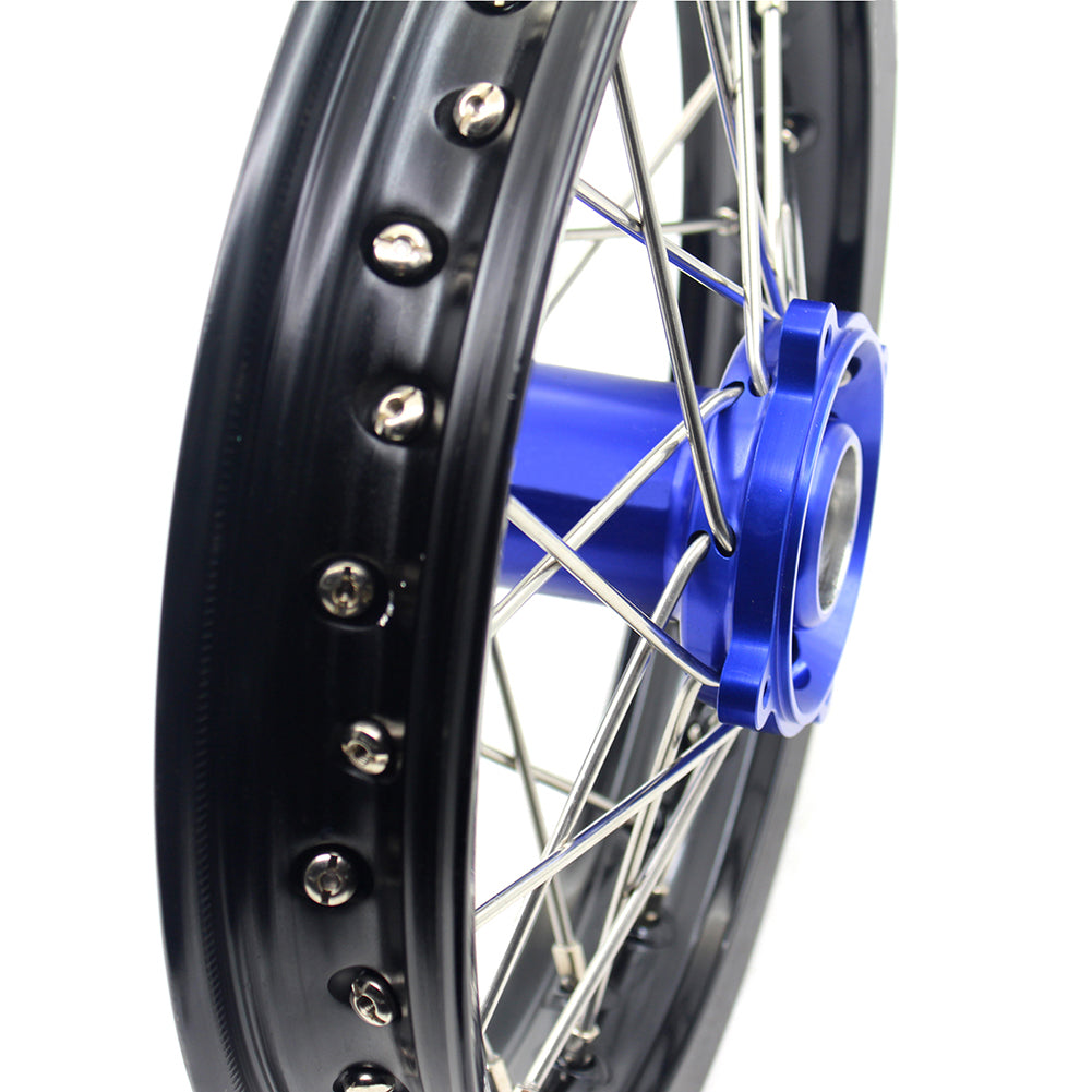 KKE 14 & 12 Kids Wheels Rims Set for YAMAHA YZ65 2018-2023 Blue - Howling Moto