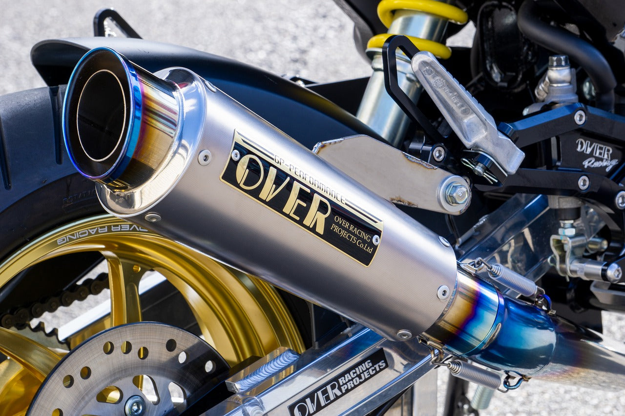 OVER RACING GP-PERFORMANCE RS-R FULL TITANIUM FULL EXHAUST - 2022+ HONDA GROM - Howling Moto