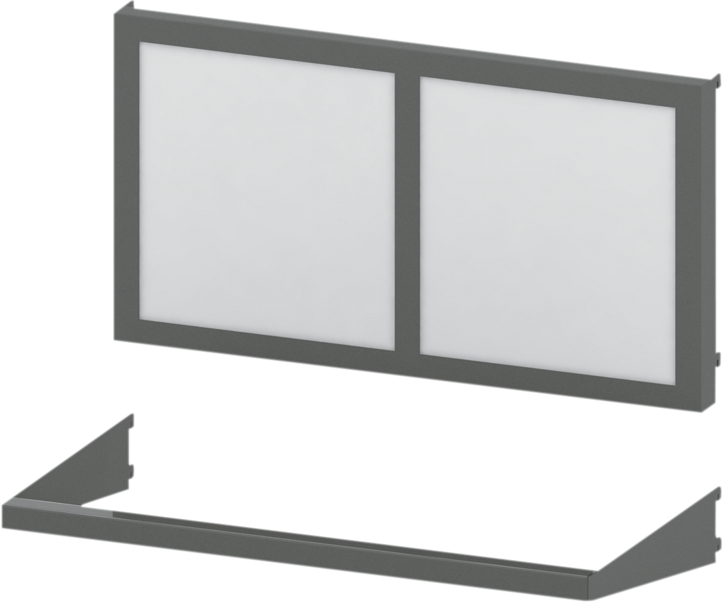 ICON Casual Fixture Kit 1085822 featuring flexible retail display system with metal load-bearing components and adjustable display options.