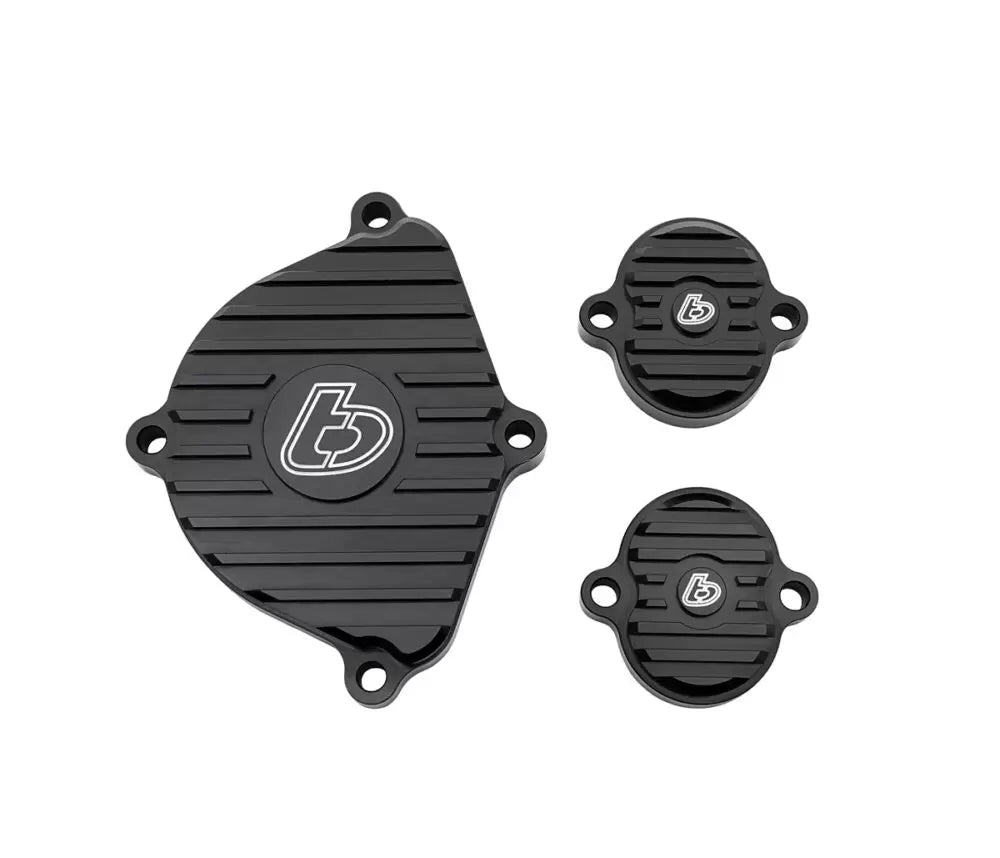 TB Billet Camshaft and Tappet Cover Set, Black - Howling Moto
