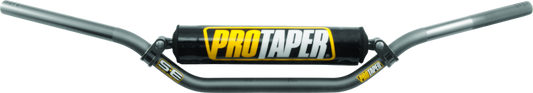 ProTaper SE KX High Handlebar in platinum gray with ProTaper branding, designed for motocross bikes.