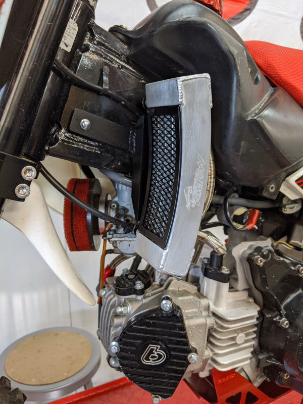 Morin Racing Oil Cooler Kit – KLX110 All Models - Howling Moto