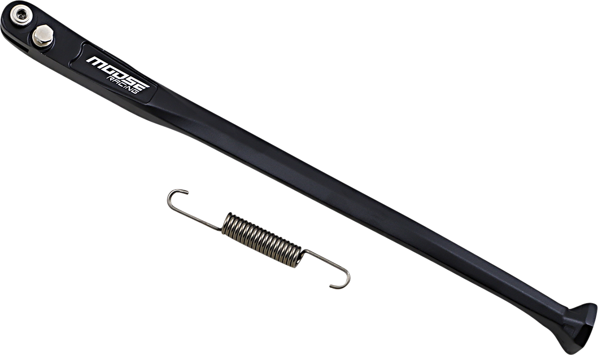 MOOSE OFFROAD 16.5-inch C32-5455MB aluminum side stand for off-road vehicles, shown in black with mounting hardware visible.