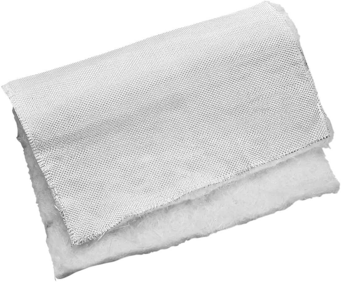 Vance & Hines fiberglass repacking kit part number 16108 for motorcycle exhaust mufflers, includes packing material and tools