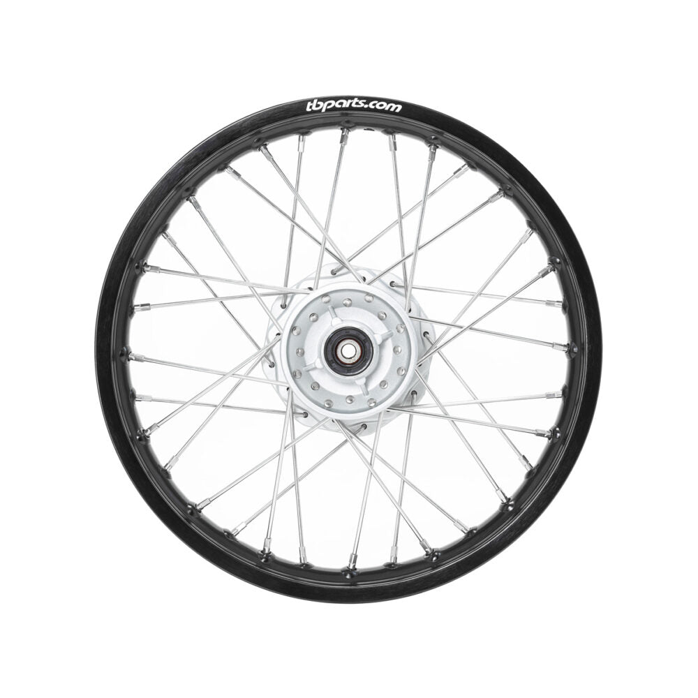 TB Front Wheel Assembly, HD Aluminum Rim, HD Spokes – All KLX110 - Howling Moto