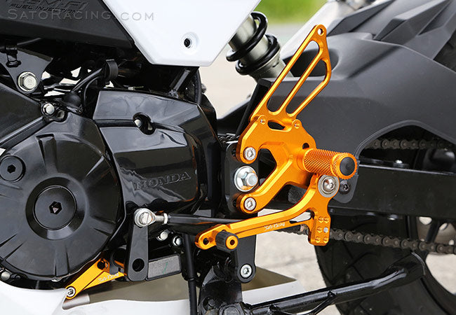 Sato Racing 2017 - 2020 Honda Grom Rear Sets - Howling Moto