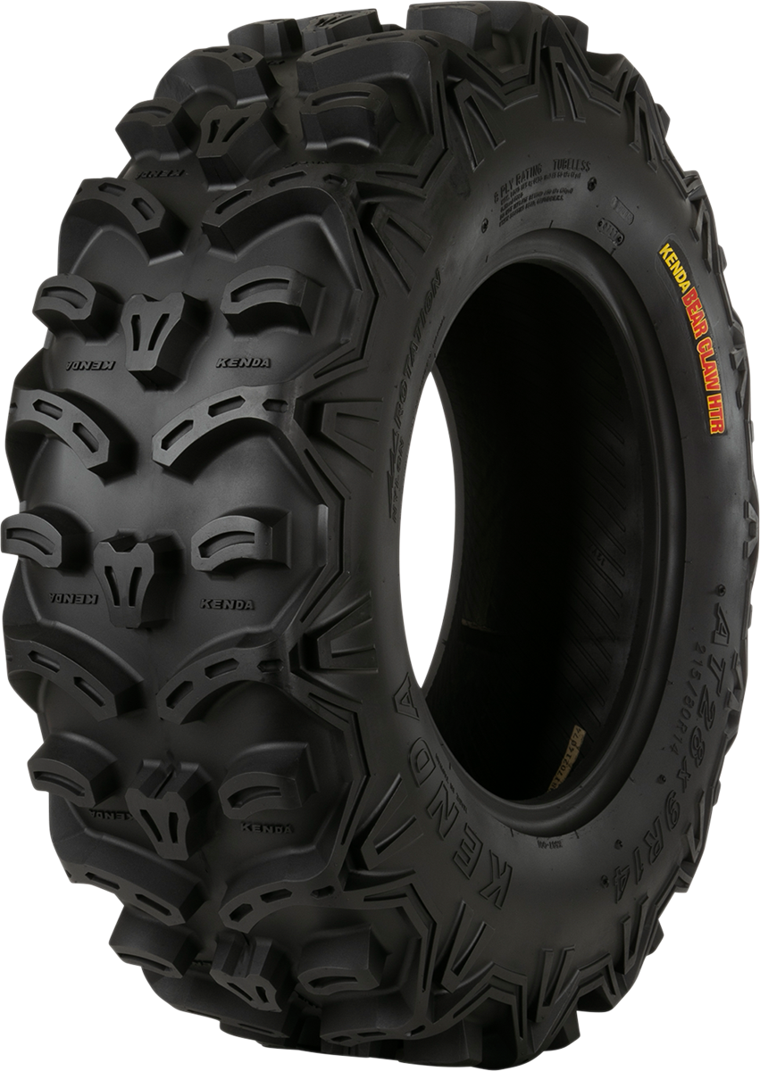 KENDA, KENDA K587 Bearclaw HTR Rear ATV Tire 27x11R12 - 8 Ply with Superior Traction and Puncture Resistance