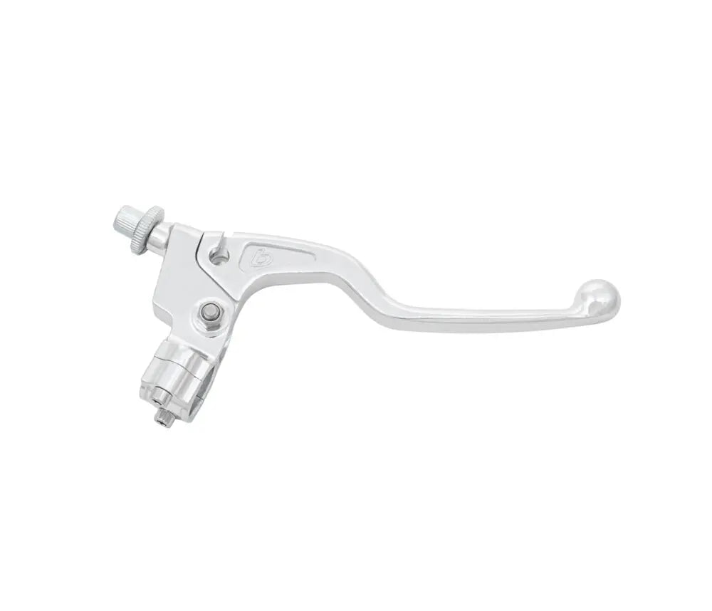TB Mid Size Clutch Lever/Perch, Silver – 7/8″ - Howling Moto