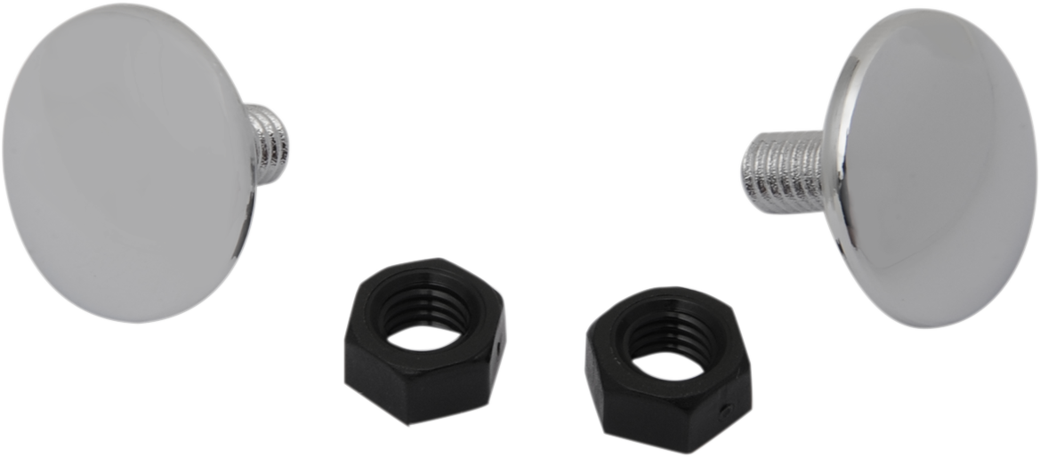 PARTS UNLIMITED V97128C chrome plastic fasteners with 1/4 inch diameter and 1/2 inch length for automotive or hardware use