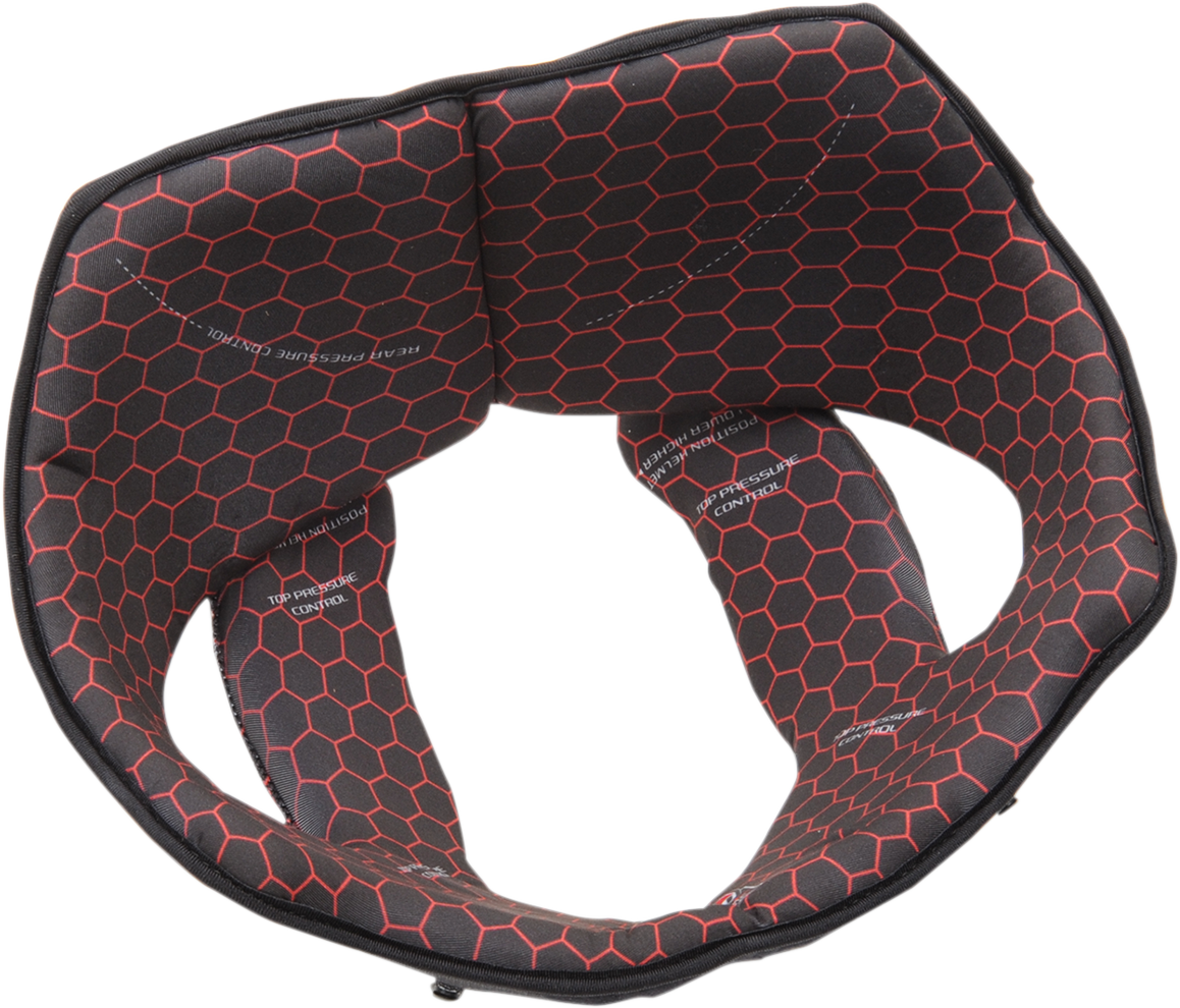 AGV Pista GP R Replacement Liner and Crown Pad – Black/Red, 2XL (Part No. 20KIT60216001)
