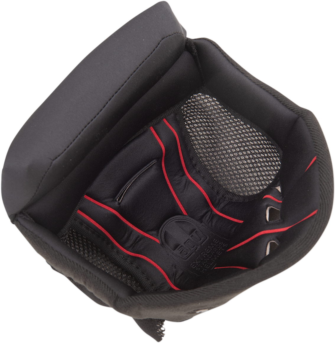 AGV K1 black helmet liner in large size, helmet accessory designed for comfort and fit inside AGV motorcycle helmets.