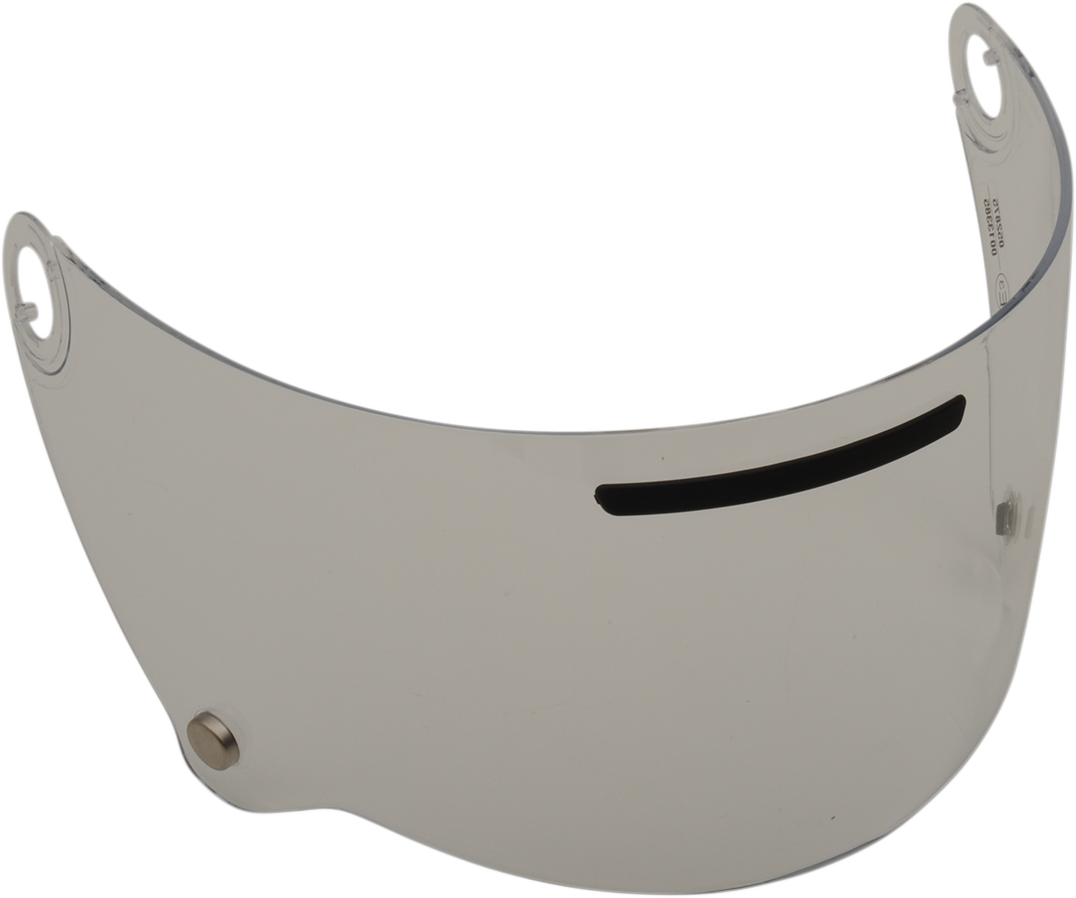 AGV Legends X3000 helmet clear shield with scratch-resistant and UV protection, replacement visor shown in image.
