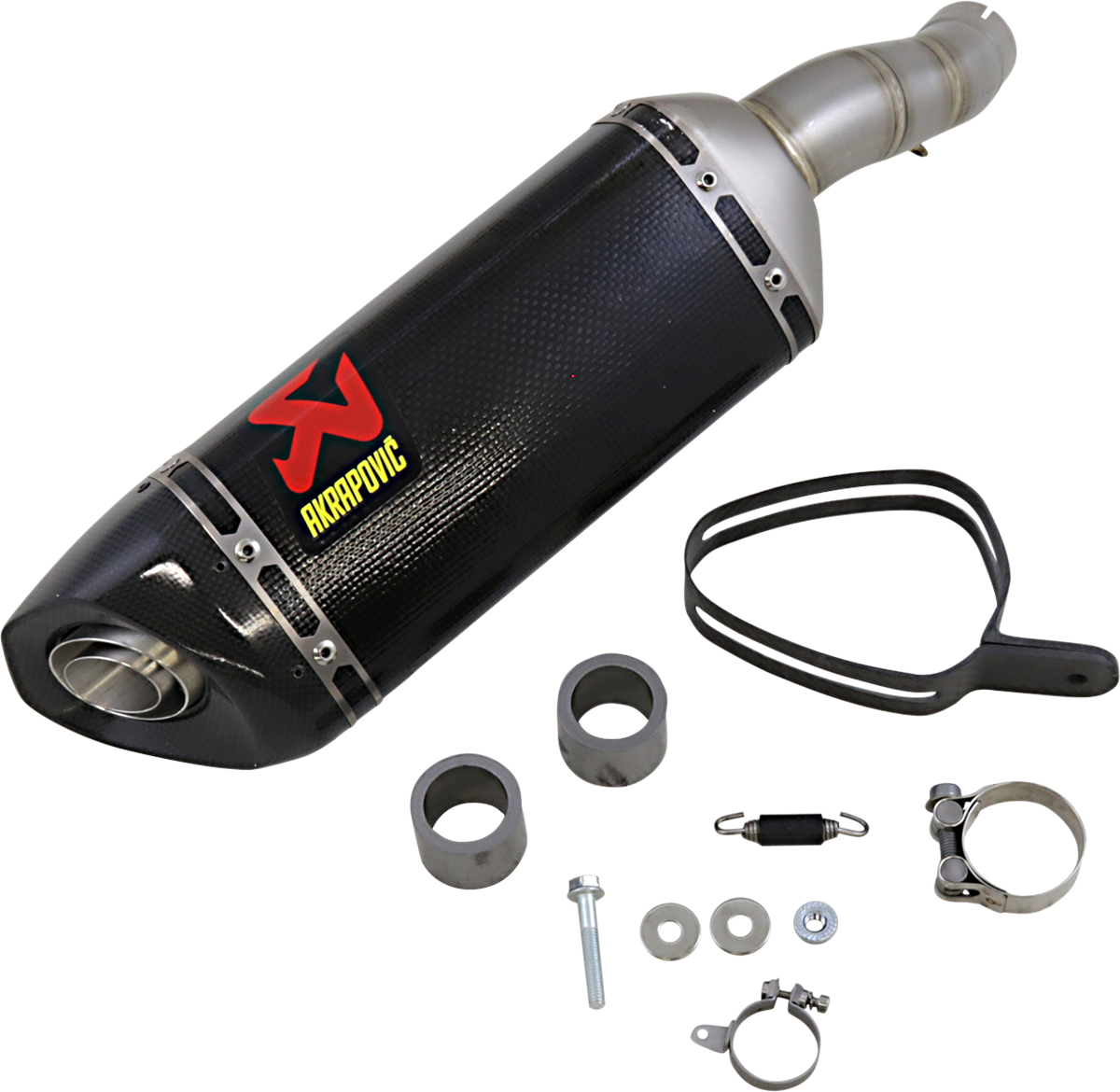 AKRAPOVIC Slip-On Line Muffler for Yamaha YZF-R6 - Carbon Fiber S-Y2SO16-HAPC/1
