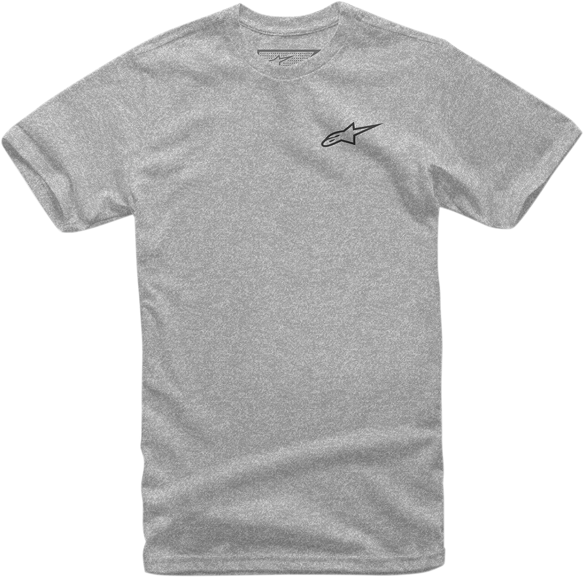 Alpinestars Neu Ageless T-Shirt in Heather Gray and Navy, 2XL, featuring a casual fit and brand logo on the front.