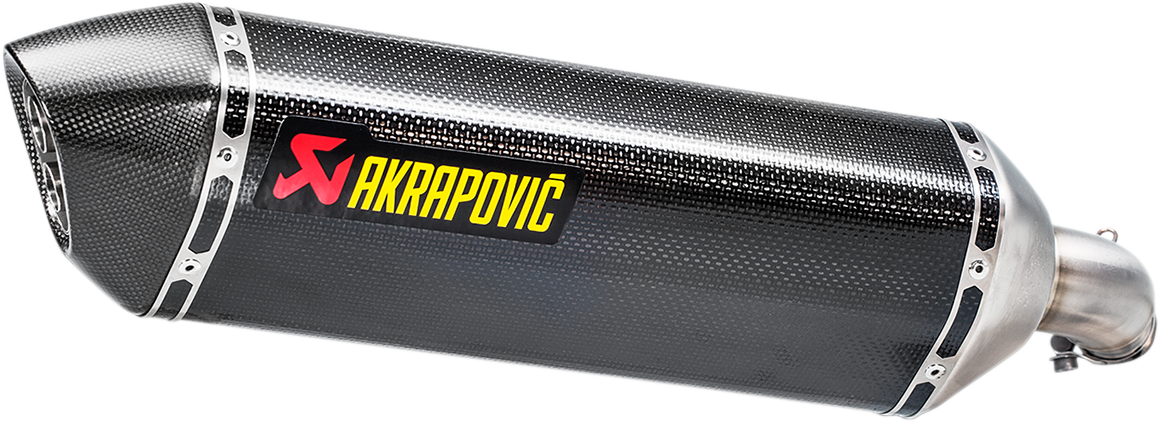 AKRAPOVIC Slip-On Line Muffler for Honda CRF450R - Carbon Fiber S-S6SO9-HRC/1