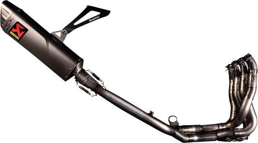 AKRAPOVIC Evolution Line exhaust system S-H10E3-APLT showing sleek stainless steel design and polished exhaust tip.