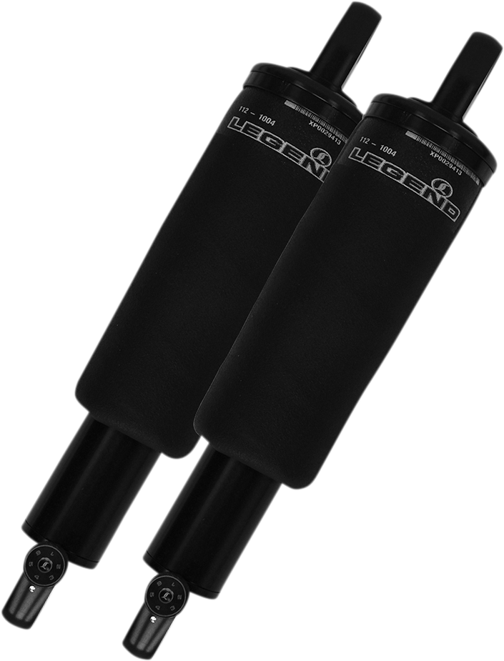 Legend Suspension AIR-A FL adjustable air suspension kit with black handlebar control for FLTRX/U motorcycles.