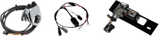Legend Suspension AIR-A FL adjustable air suspension system with chrome handlebar control for motorcycle comfort and ride quality.
