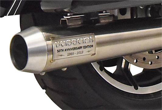 BASSANI XHAUST 50th Anniversary 2:1 Exhaust System - Stainless Steel with Performance Headpipe and Megaphone Muffler