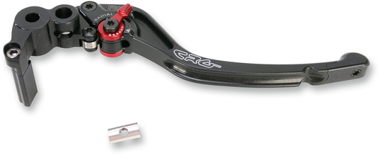CRG RC2 standard brake lever in black, showing ergonomic design and quick-release mechanism, part number 2RN-511-S1-T-B.