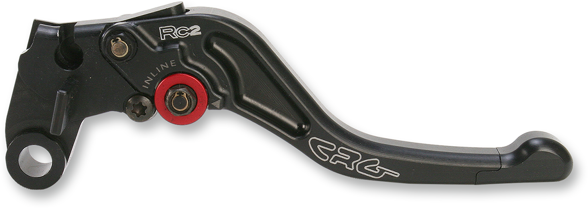 Black CRG RC2 Shorty Clutch Lever with 2AN-641-H-B model number, shown in a close-up view.