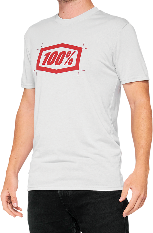 100% Cropped Tech T-Shirt - Vapor - Small 35026-404-10 - Howling Moto