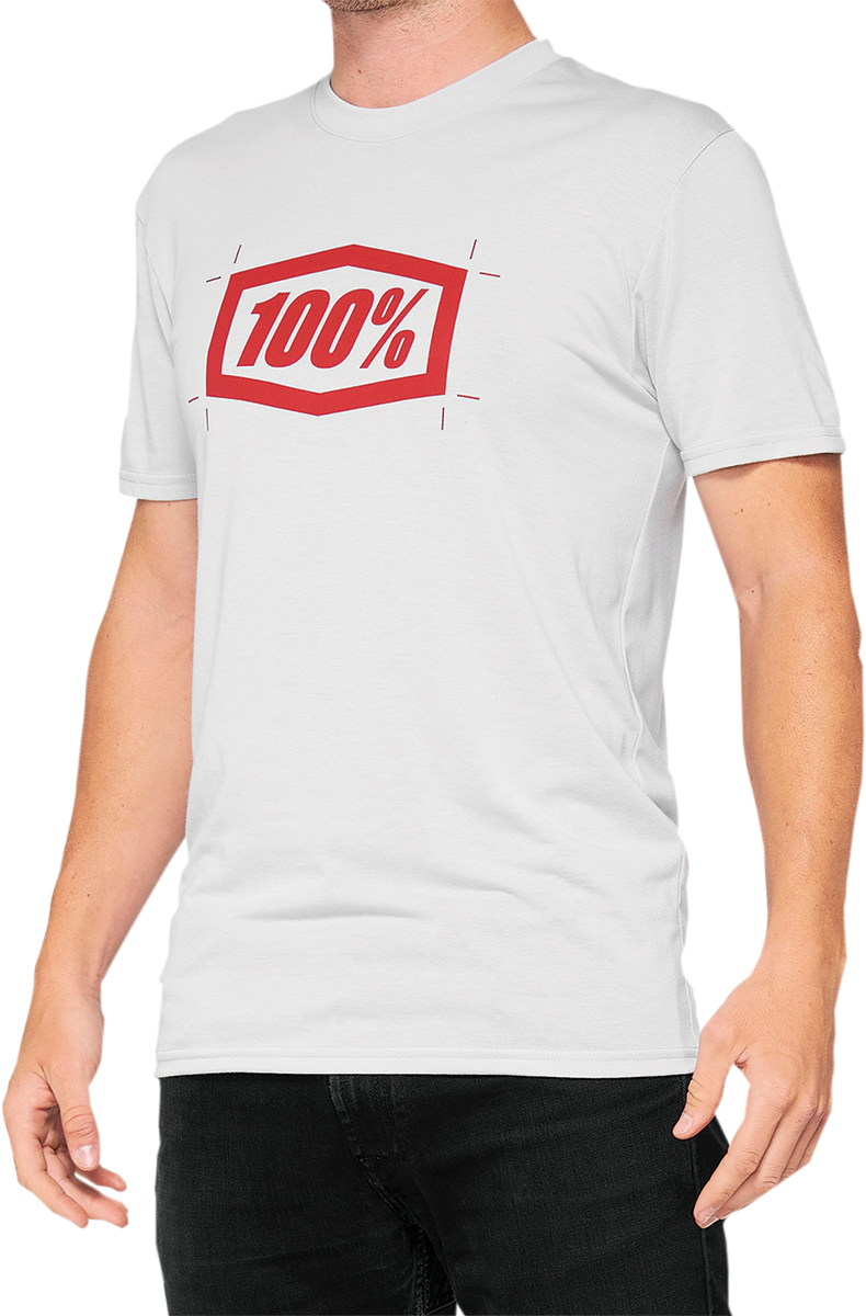100% Cropped Tech T-Shirt - Vapor - Large 35026-404-12 - Howling Moto