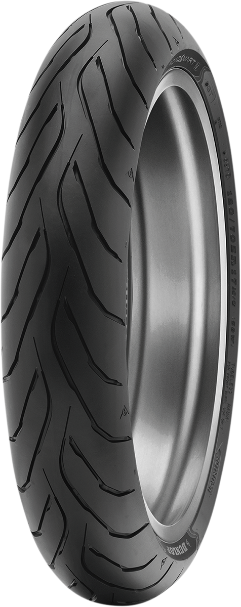 DUNLOP Sportmax Roadsmart IV front motorcycle tire 120/70ZR18 with tread pattern and sidewall details, part number 45253307.