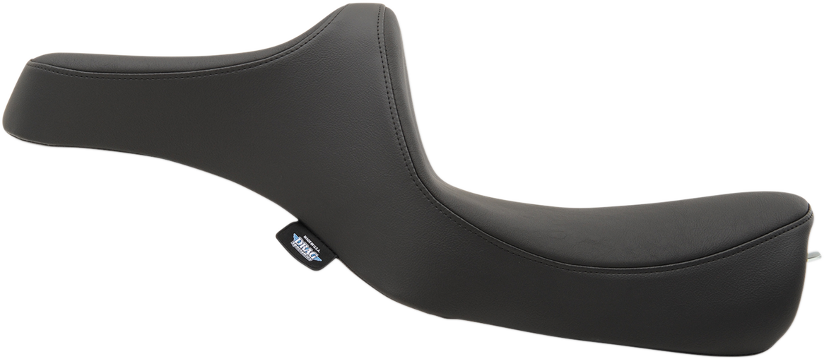 Drag Specialties Predator III seat for Harley FL/FX 2018-2023 with smooth finish, motorcycle seat designed for comfort and style.
