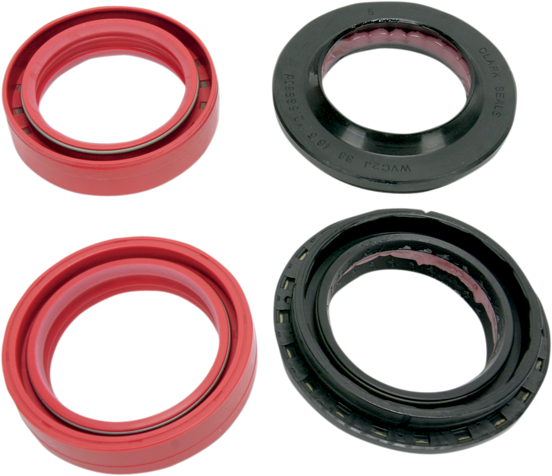 Moose Offroad 33mm fork seal kit with triple-lip seal and dust wipers for motorcycle suspension forks, part number 56-113.