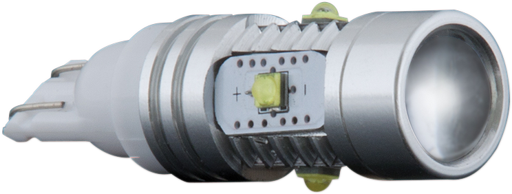 Bill's Exhausts SHOW CHROME 25W LED engine replacement bulb, compact and bright, for vehicle headlight or signal lighting.
