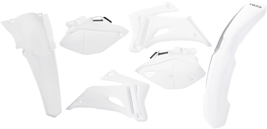 White ACERBIS standard replacement body kit for Yamaha YZ250/450F 2006-2009, includes body panels and fenders.