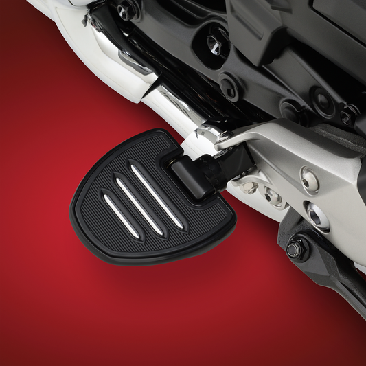 Black SHOW CHROME Driver Board for GL1800 Mini engine, compatible with Bill's Exhausts, shown in a close-up image.