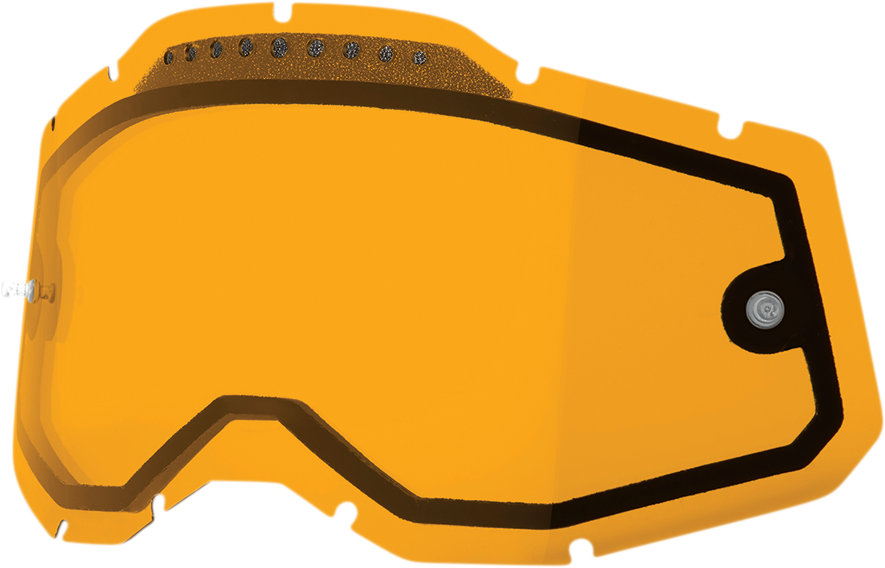 Bill's Exhausts 100% Accuri 2, Racecraft 2, Strata 2 dual vented lenses in persimmon color for motocross or off-road riding.