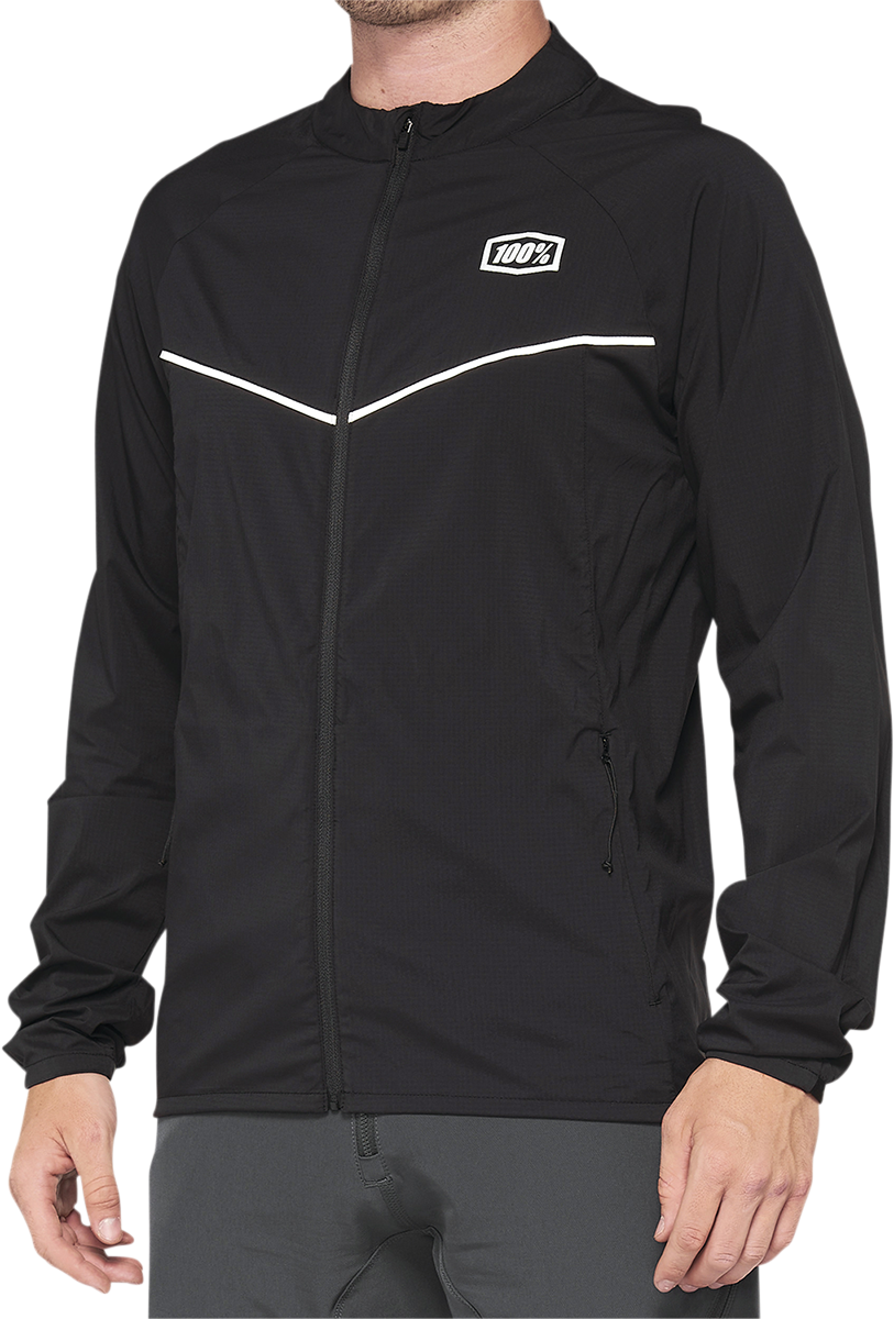 100% Corridor Jacket - Black - Small 40042-00000 - Howling Moto