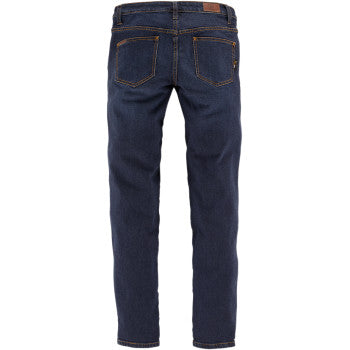 ICON Women's MH1000â„¢ Blue Jeans, size 12, featuring classic denim fabric and tailored fit, displayed on a neutral background.