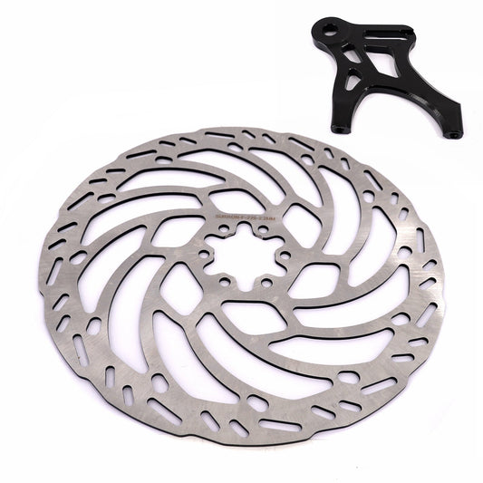 KKE Rear 220MM Disc with Adapter For SurRon Light Bee X, Segway X160/X260, E-Ride Pro SS (Collective) - Howling Moto