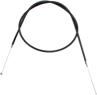 Black vinyl throttle cable from MOTION PRO, OEM fit, designed for durability and precise control on motorcycle throttle systems.