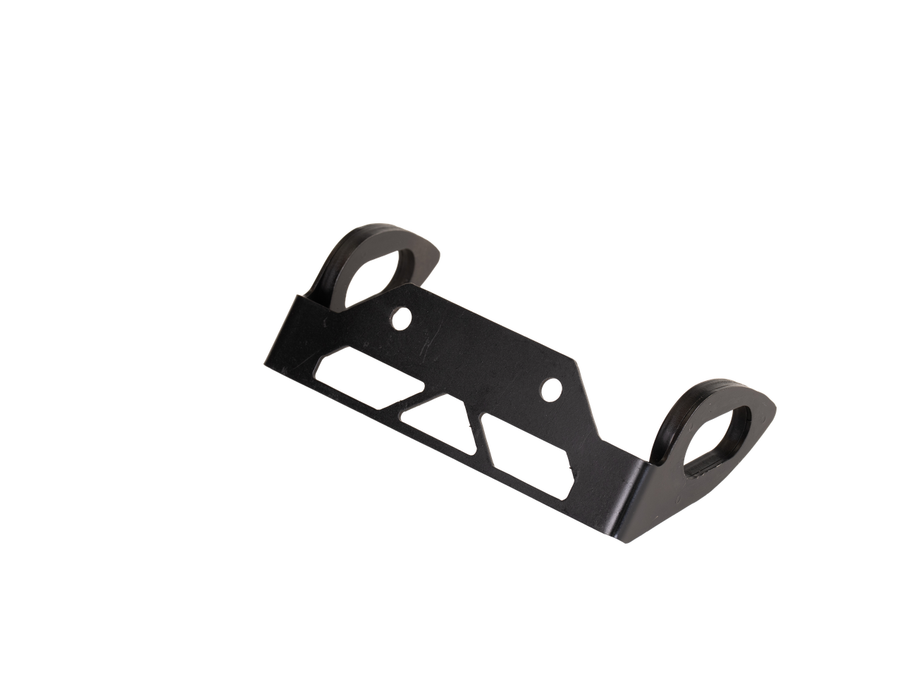 YOSHIMURA Yoshimura Part 12755-TSB V2 Fender Eliminator Kit installed on a motorcycle, showing sleek black design and mounting hardware