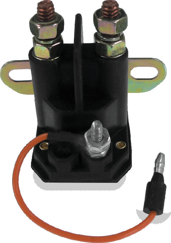 QuadBoss Polaris 300 2x4 starter solenoid and relay for ATV, showing the electrical component with wiring and connectors.