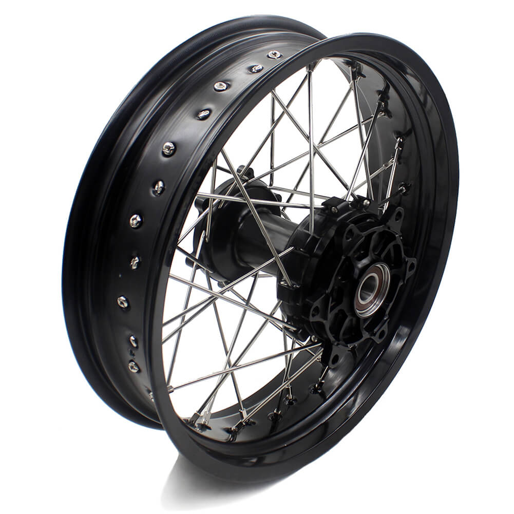 KKE 2.5*19/4.25*17 CUSH Drive Supermoto Wheels Set for KTM 990 950 Adventure 2003-2015