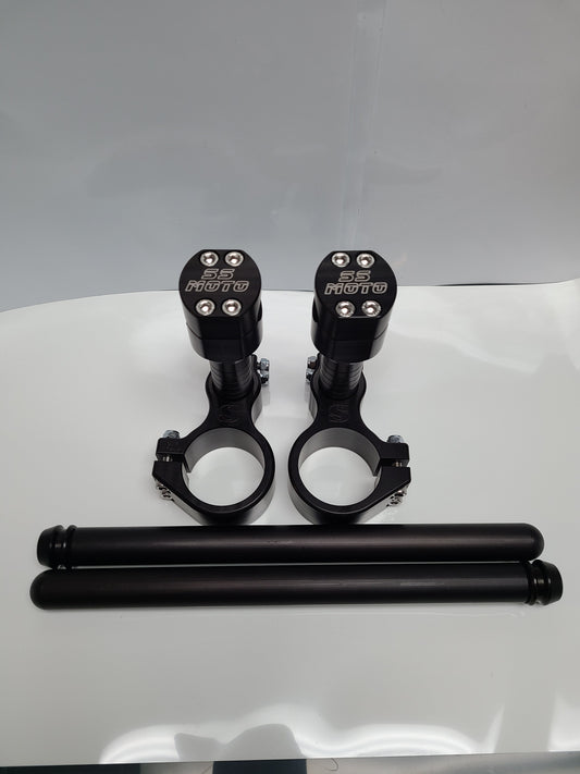 Fully Adjustable Clipons - Howling Moto