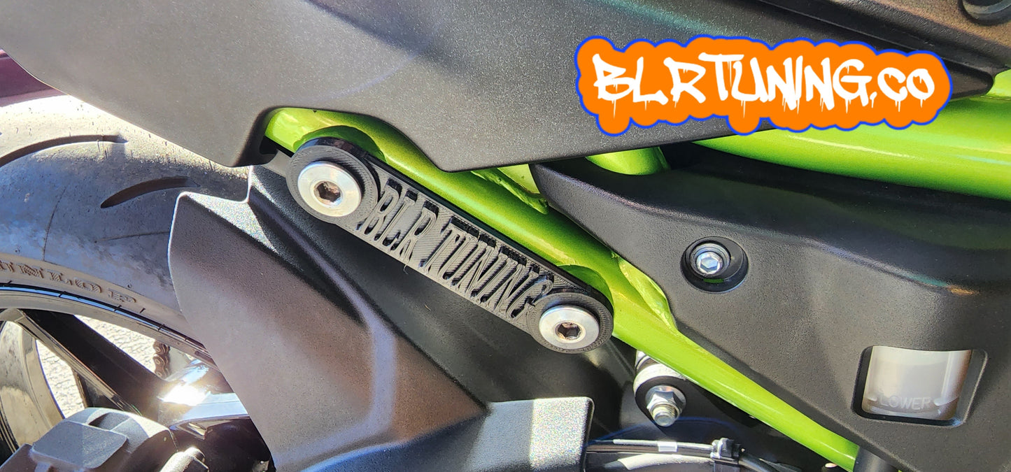 KAWASAKI NINJA 650 PASSENGER REAR PEG DELETE BLOCK OFF PLATES - Howling Moto