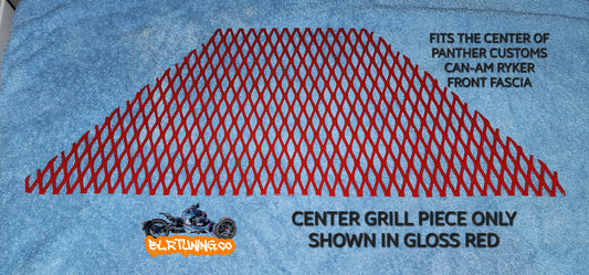 CENTER ONLY RADIATOR PROTECTIVE GRILL FOR PANTHER CUSTOMS RYKER FRONT END - Howling Moto