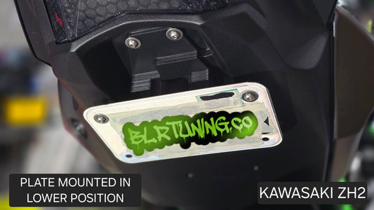 KAWASAKI ZH2 Z H2 SE TAIL Tidy LICENSE PLATE MOUNT OR PLATE DELETE FITS 2019 - 2024 - Howling Moto