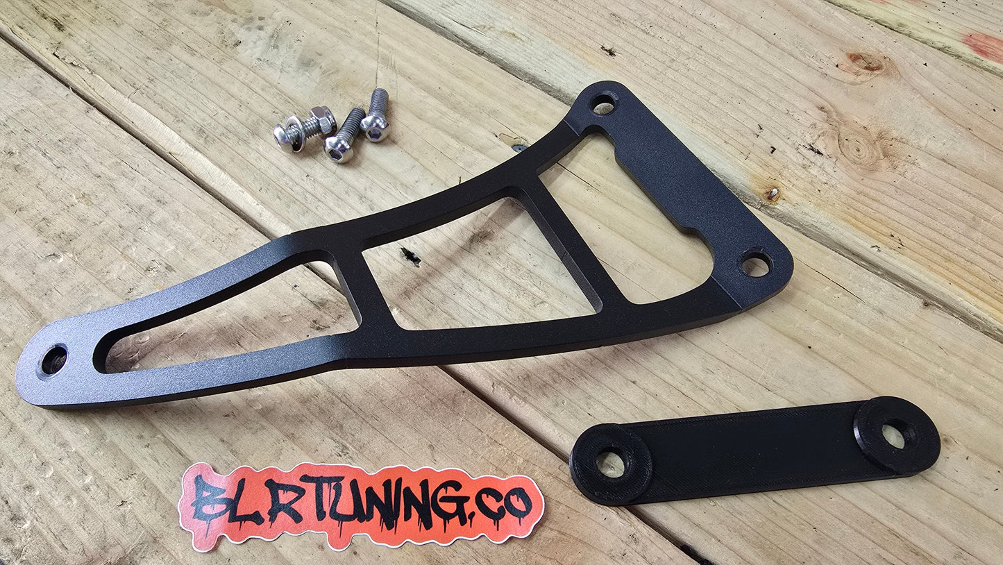 KAWASAKI NINJA ZX-10R ZX-10RR ZX1000 REAR PEG DELETE BLOCK OFF PLATES AND EXHAUST HANGER KIT FITS 2011 - 2024 - Howling Moto
