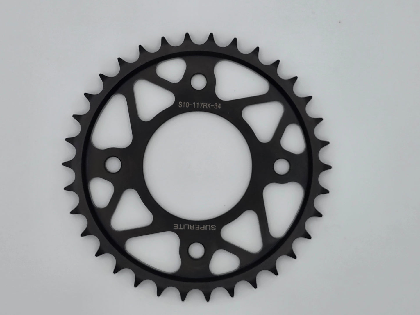 (Used) 34T Superlite 428 Conversion RS7 Series Black Steel Rear Sprocket Honda Cub 125 / Grom 125 / Monkey 125 (2014-2021)
