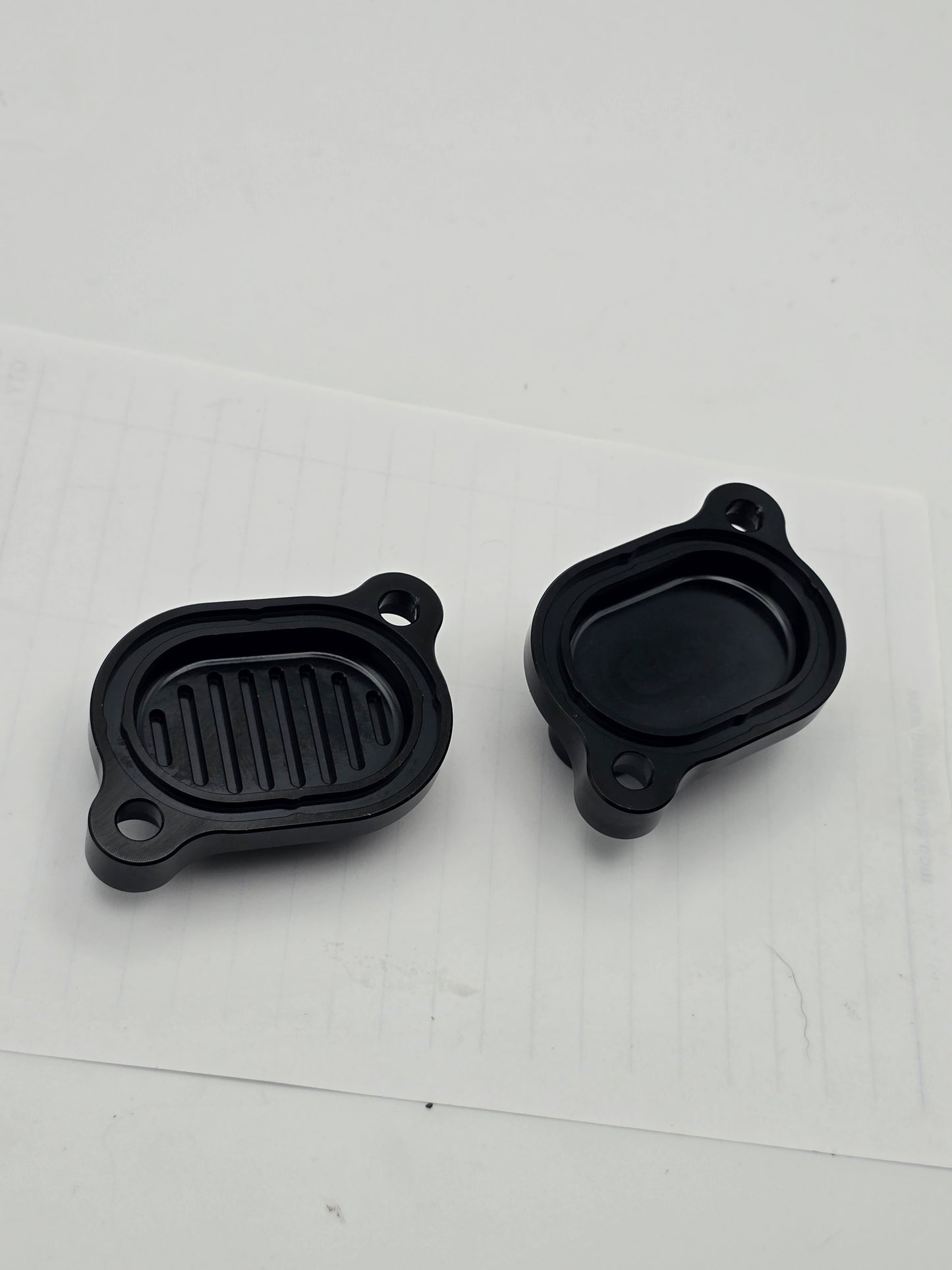 Kitaco Grom 3 Row Cooler Tappet Mount Caps (Pair) (Open-Box) - Howling Moto